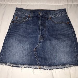 jean skirt